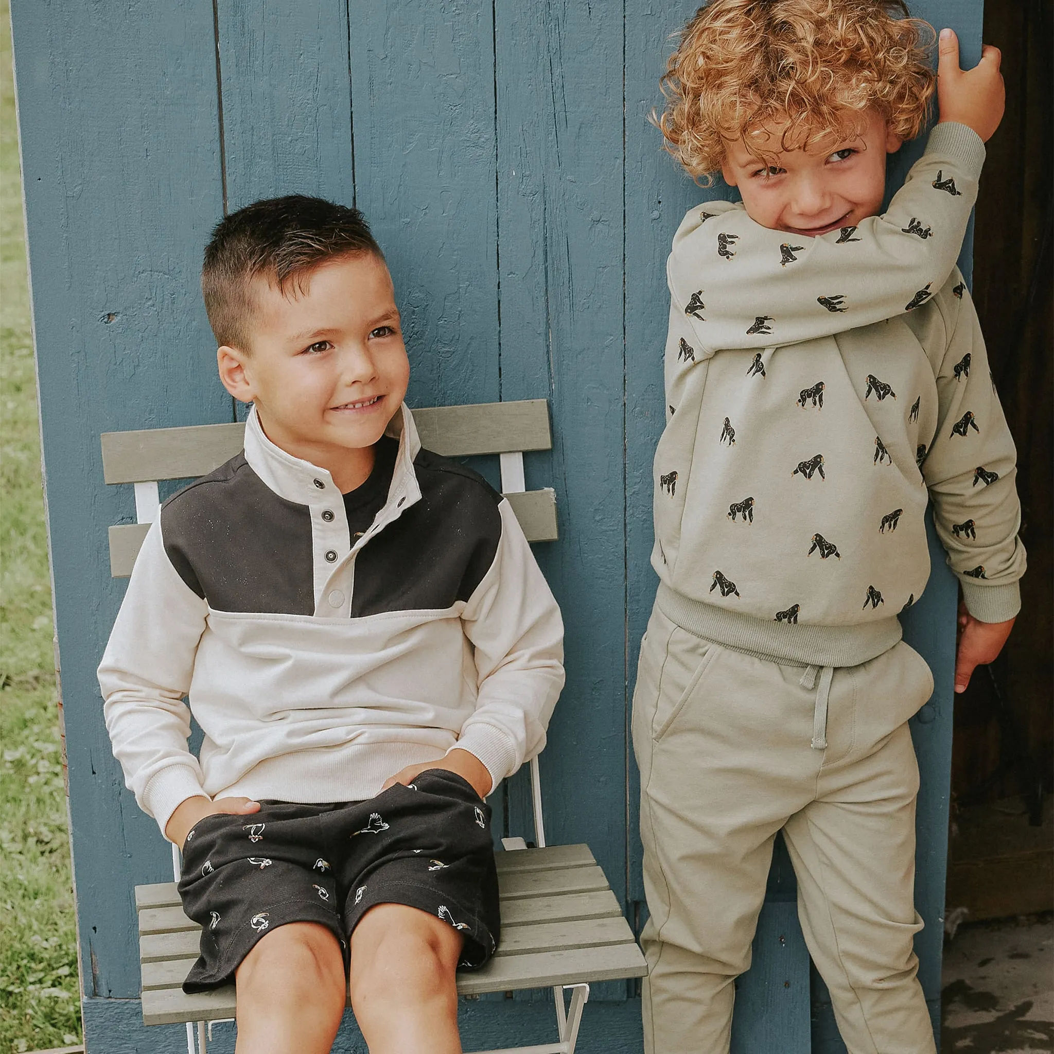 Miles Gilet Ouaté Gorille Jungle 2-10ans