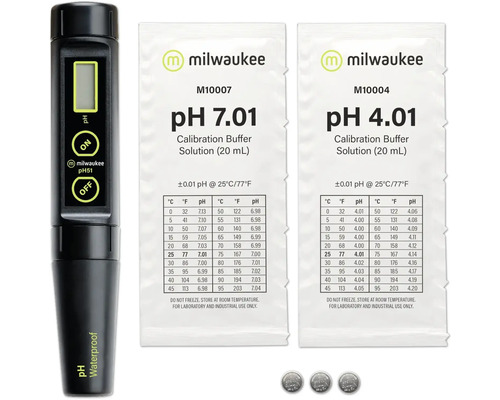 Milwaukee PH51 waterdichte pH-meter voor aquariumwateranalyse