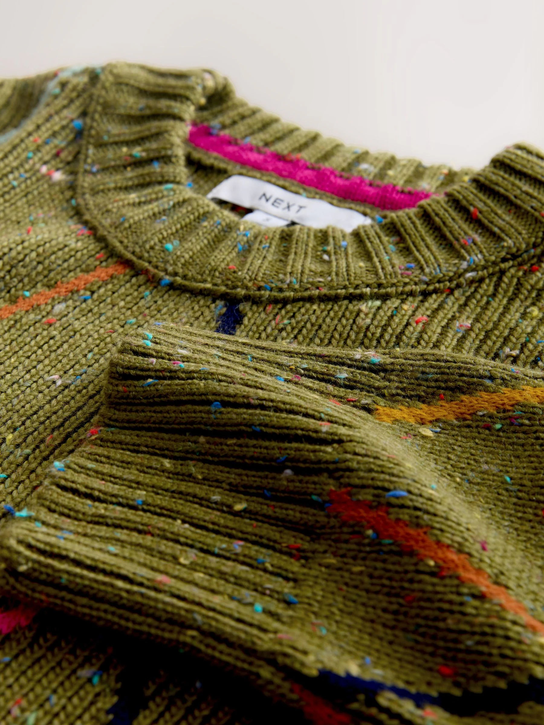 Kakigroen - Argyle Check Neppy Jumper