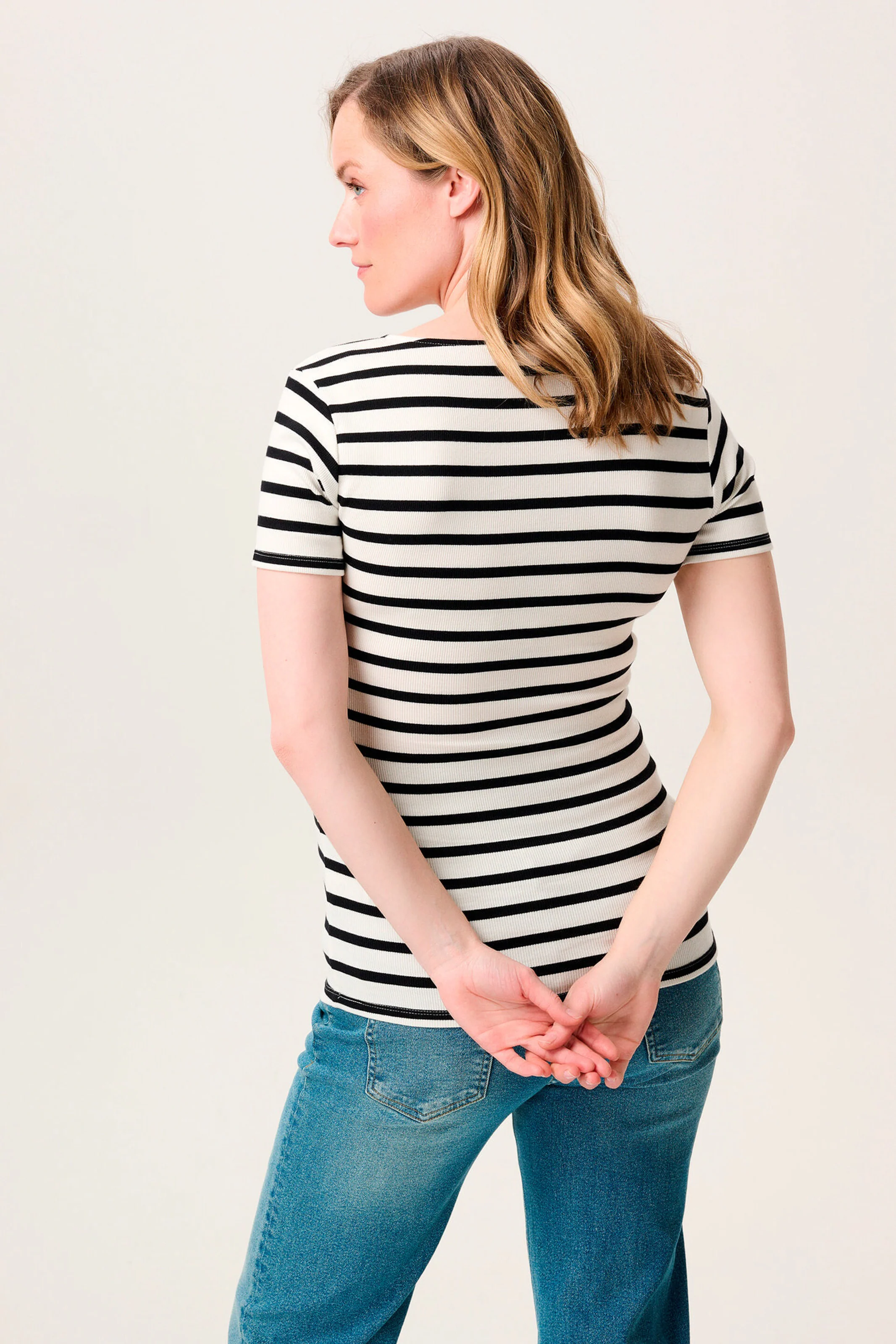 Noppies Maternity Still-Top Sanson Cream Stripe