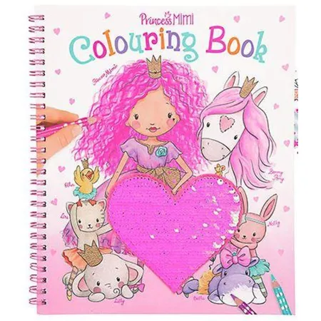 Depesche Princess Mimi Malbuch mit Pailletten