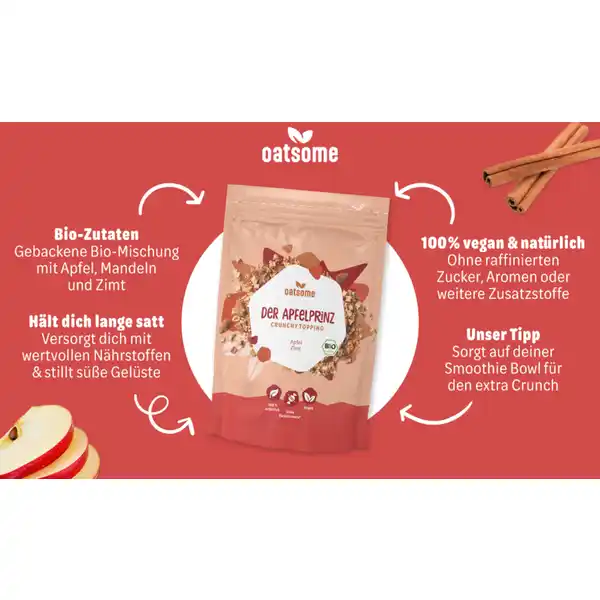 Bio Crunchy Topping Der Apfelprinz