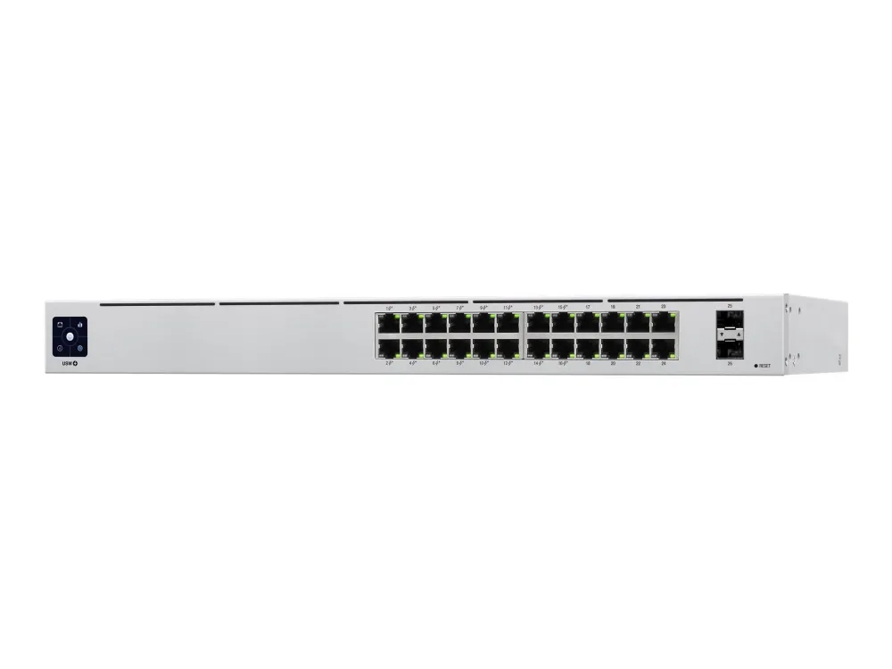 Ubiquiti UniFi Switch USW-24-POE - Switch - Administreret - 24 x 10/100/1000 (16 PoE )   2 x Gigabit SFP - desktop, monterbar på stativ - PoE  (95 W)