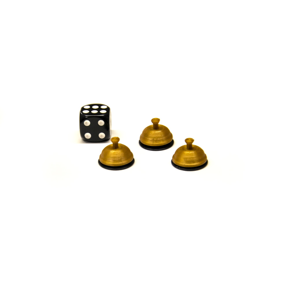 Pions en forme de sonnettes de table - x5