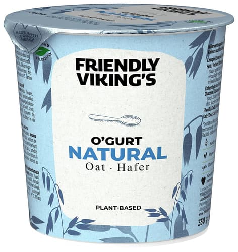 Friendly Viking's O‘GURT Greek Style Natur VEGAN