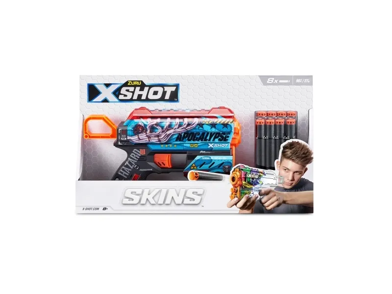 XSHOT legetøjsgevær Skins Flux, assorteret, 36516 (ZUR-36516)