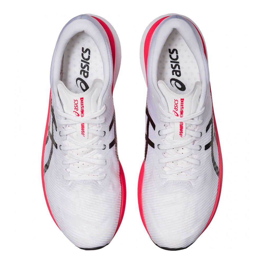 Asics MAGIC SPEED 3 - Chaussures running Homme white/black