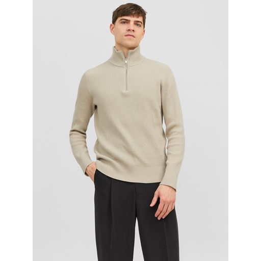 Jack&Jones Perfect Striktrøje, Island Fossil, XXL