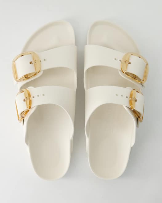 Birkenstock Arizona Big Buckle EVA Pantoletten in Weiß