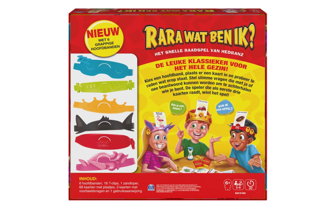 Hedbanz RARA Wat ben ik?