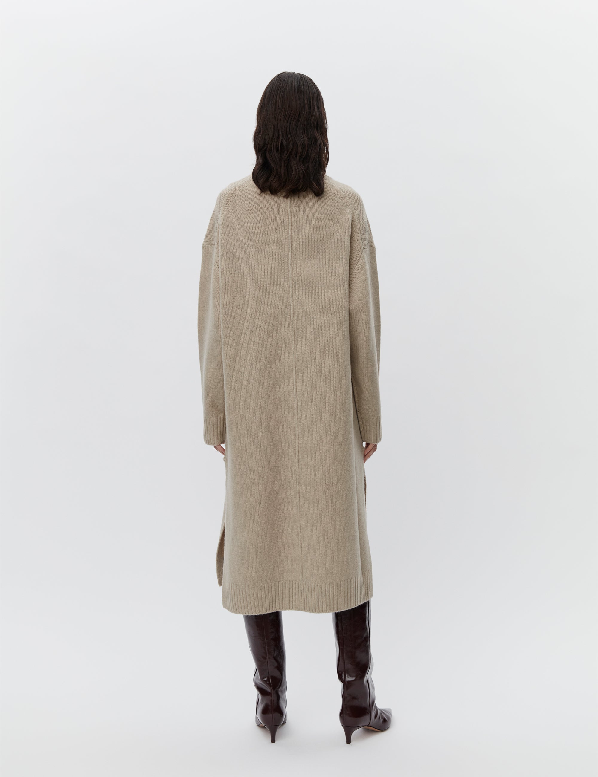 DAY Birger et Mikkelsen  Shawn strikkjole - Taupe Mel