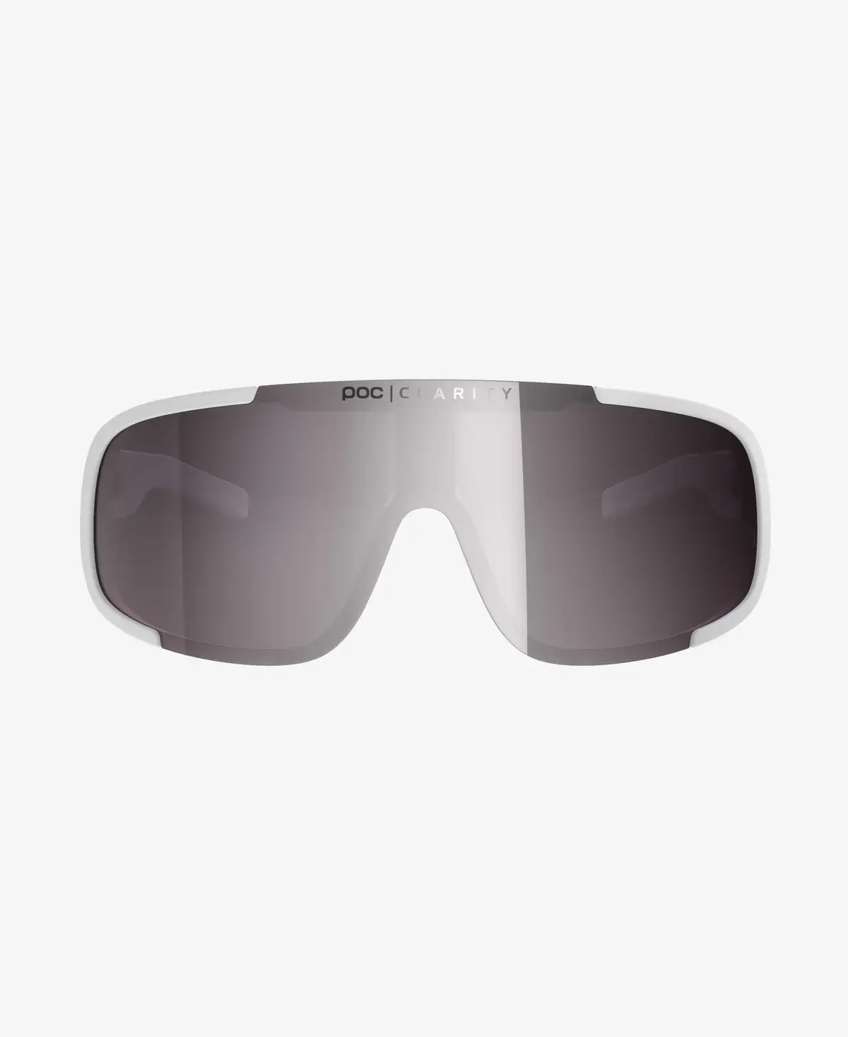 POC Aspire Wide Fit Sport Zonnebril Wit met Road Lens Zilver