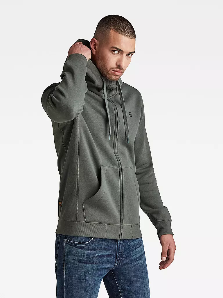 G-STAR RAW Sweatjacke  grau