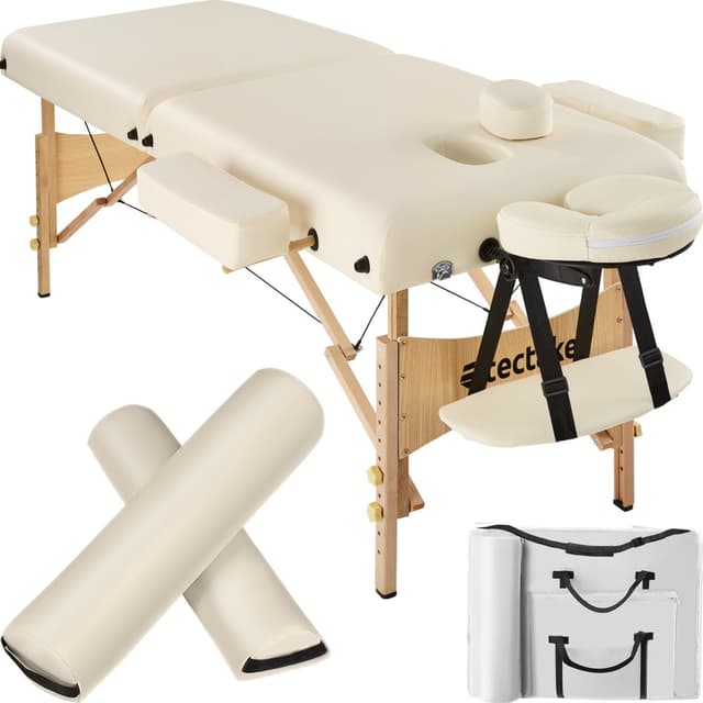 Massagebriks med 2 zoner, 7,5cm polstring + ruller