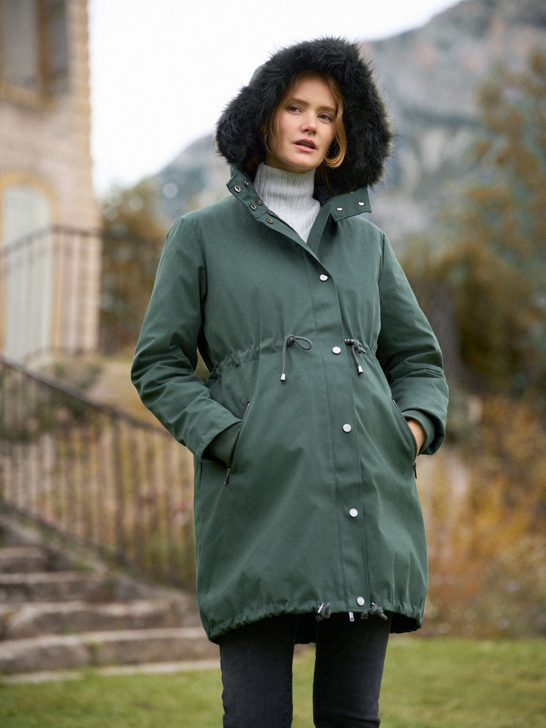Seraphine Premium Sub-Zero Down Filled 3-In-1 Maternity & Babywearing Parka