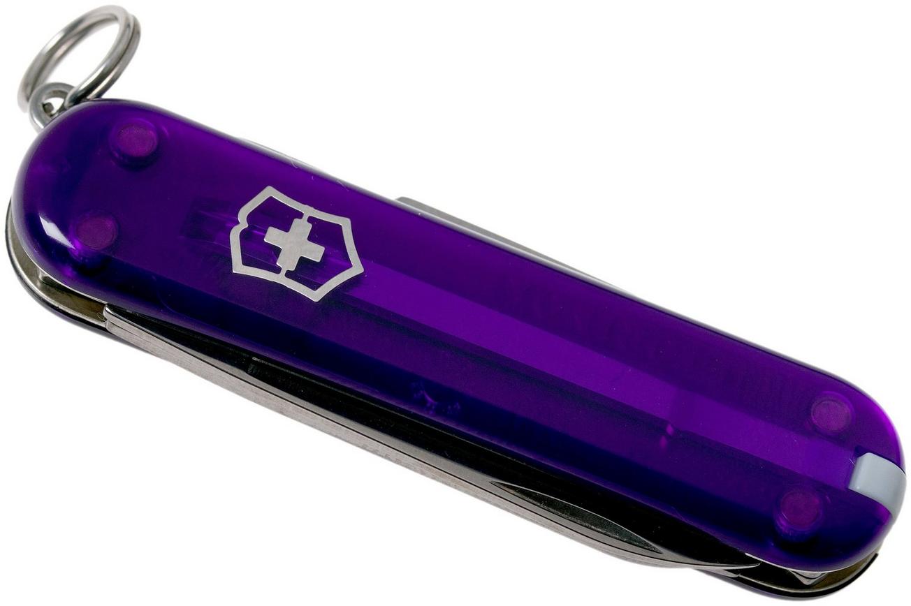 Victorinox Classic SD Translucent Colors, Persian Indigo 0.6223.T29G Zwitsers zakmes