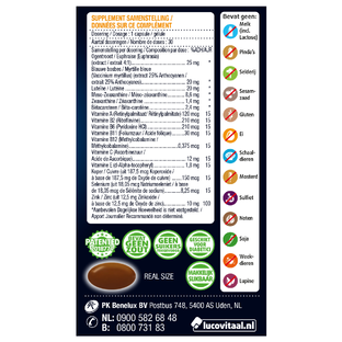 Lucovitaal Ogen Dag & Nacht Scherp Zicht Capsules 30CP