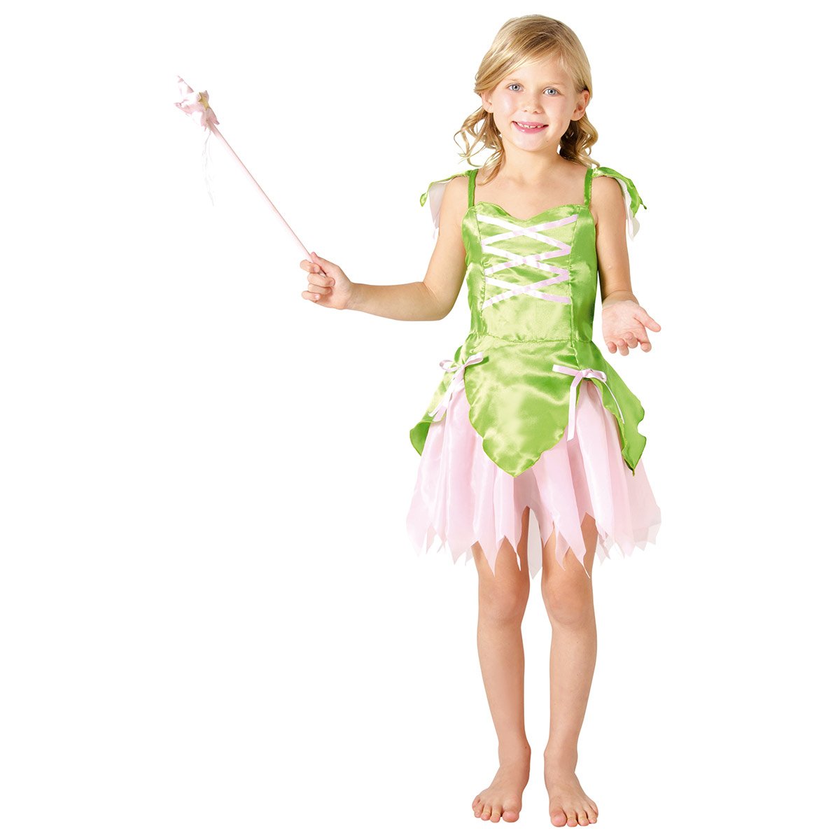 Déguisement fée verte et rose 5-7 ans