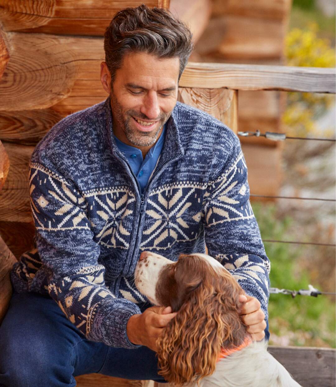 Blouson Tricot Doublé Polaire
