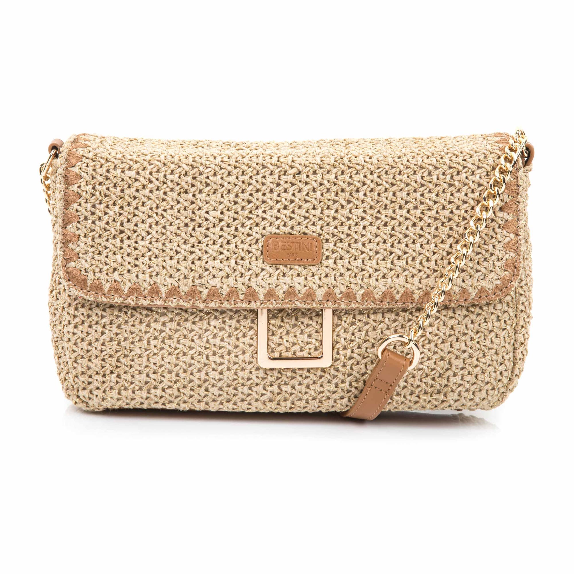 Sac bandoulière camel