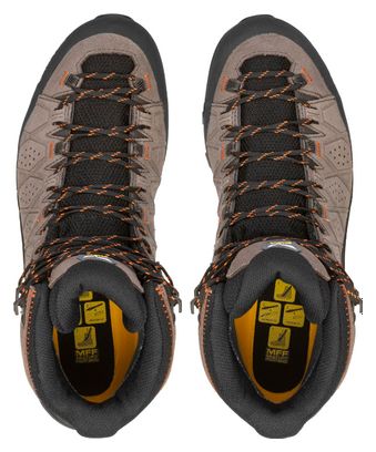 Chaussures de Randonnée Salewa Alp Trainer 2 Mid Gore-Tex Marron/Orange