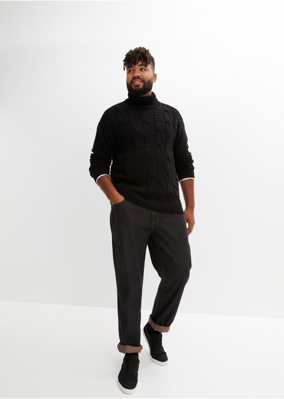 Pull col roulé, Loose Fit