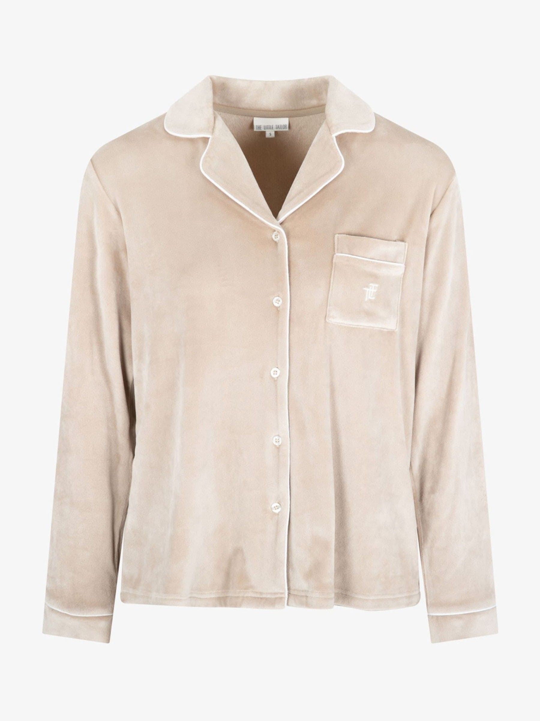 Natuurlijk - The Little Tailor luxe kerstpyjama van zacht aanvoelend velours
