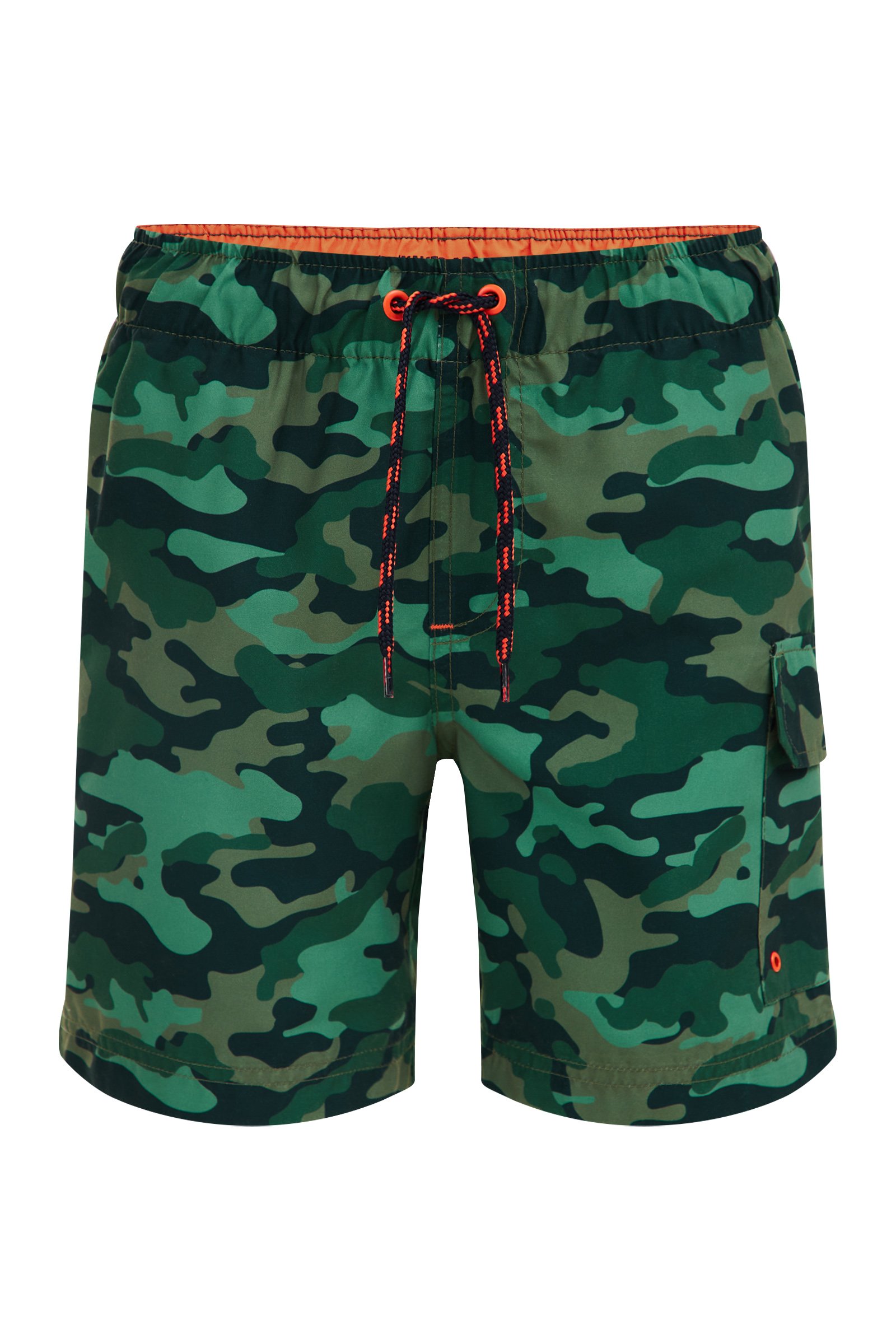Jongens zwemshort met dessin WE Fashion Donkergroen