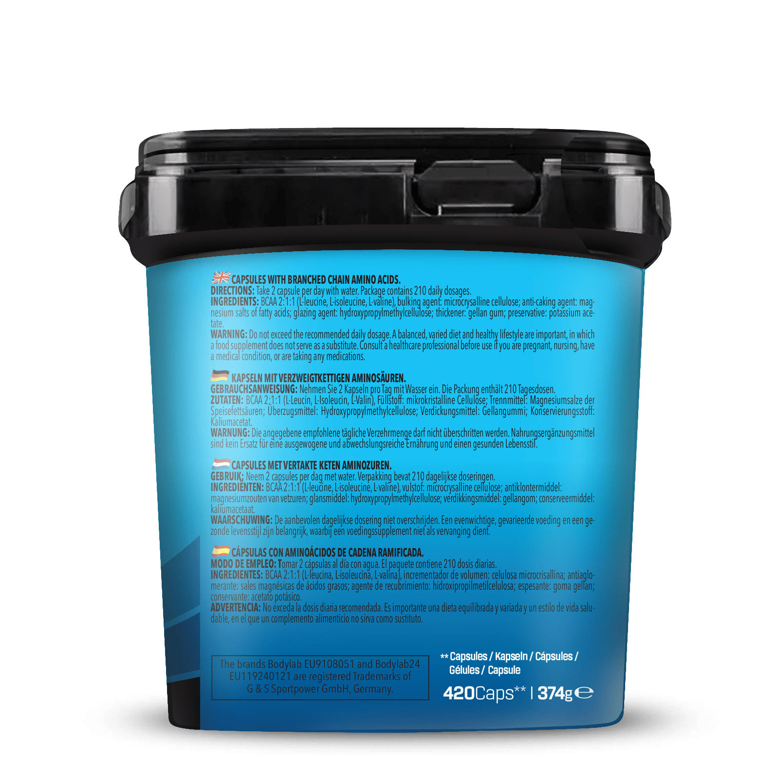 BIG PACK BCAA (420 Kapseln)