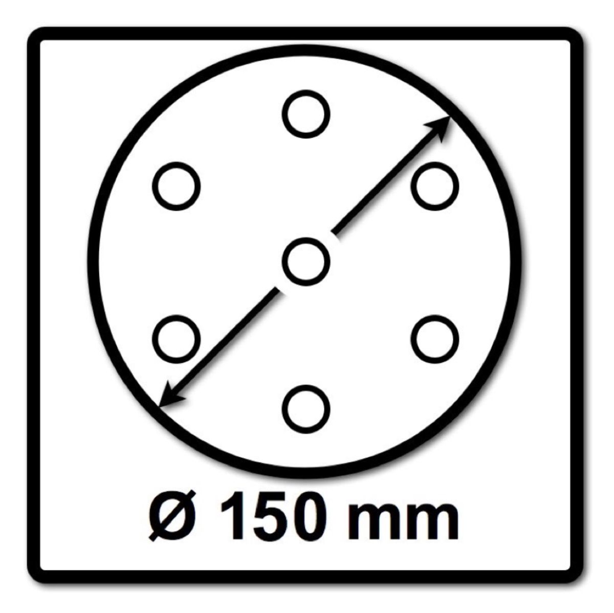 Festool STF D150/48 Schuurschijven Rubin 2 P220 150 mm 50 stuks (575193) voor RO 150, ES 150, ETS 150, ETS EC 150, LEX 150, WTS 150, HSK-D 150
