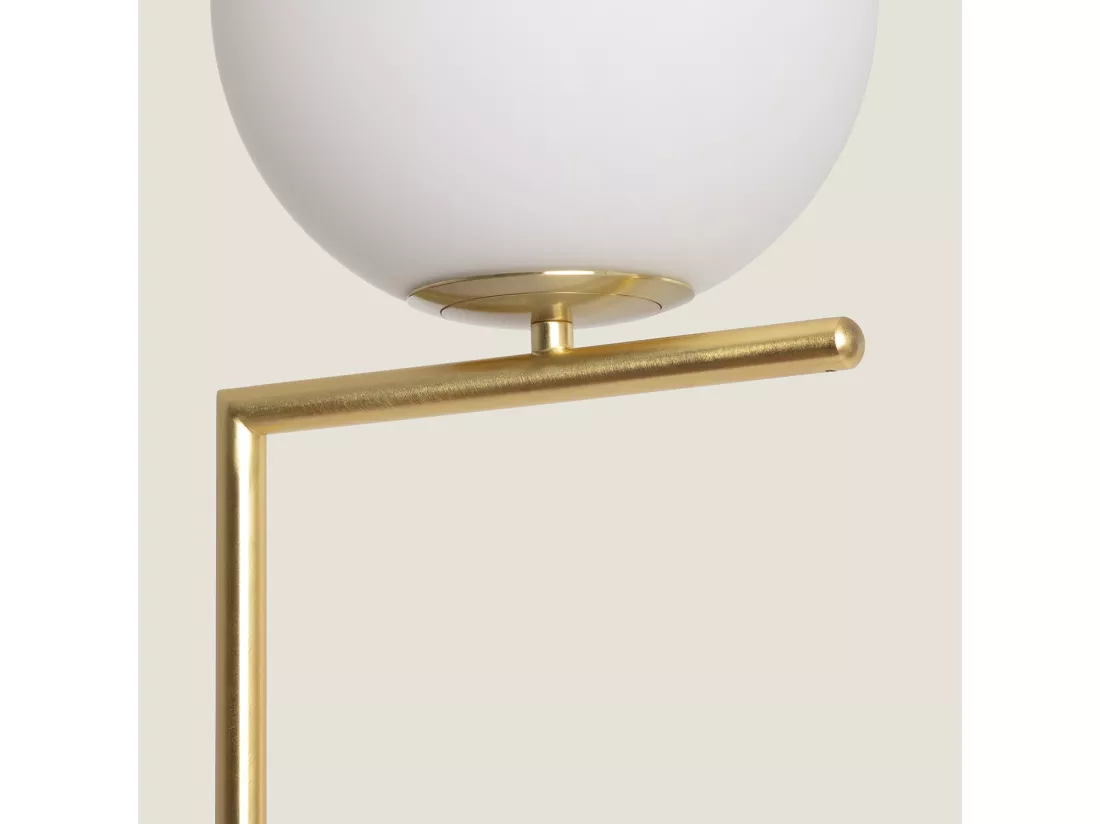 Lampadaire Métal et Verre Moonlight Doré