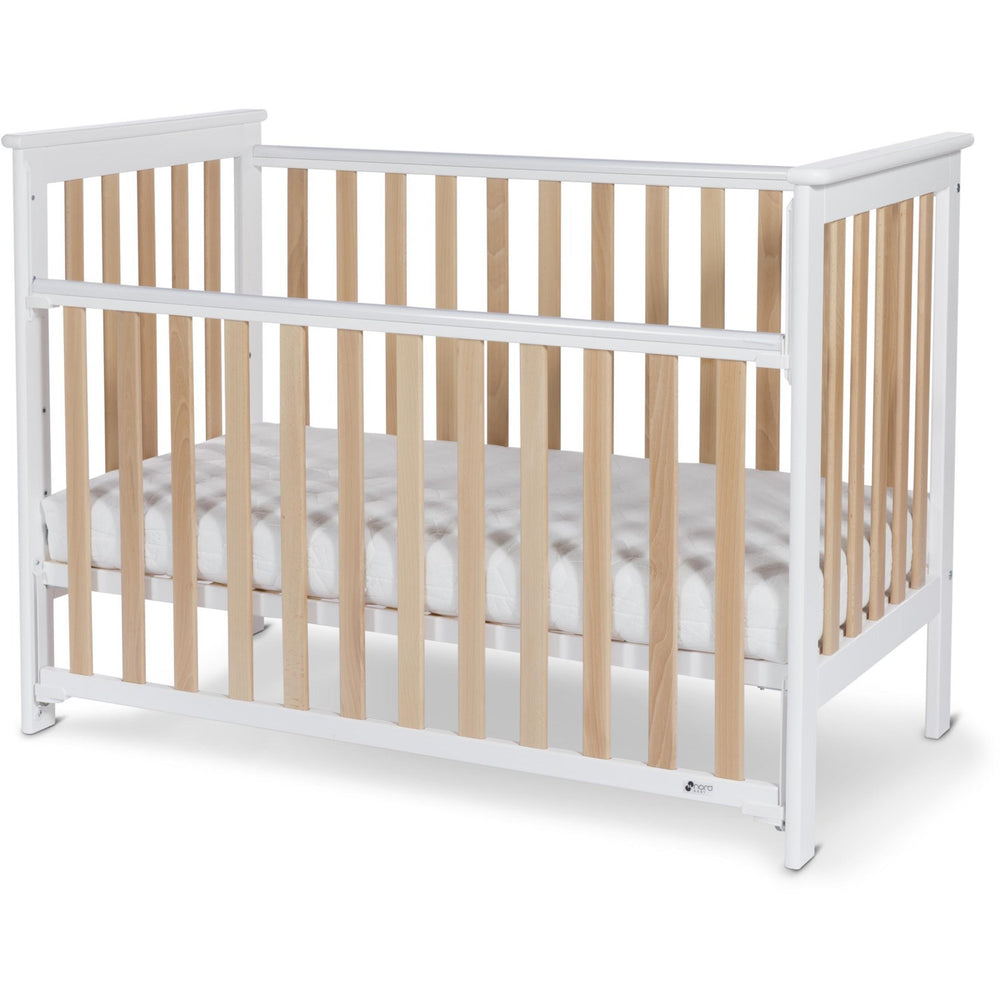 Køb Nordbaby Natural/White Dropside Tremmeseng Leolia