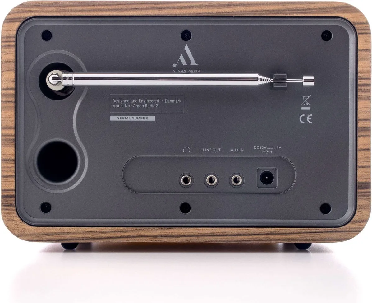 Argon Audio Radio 2 Noyer Radios réveils