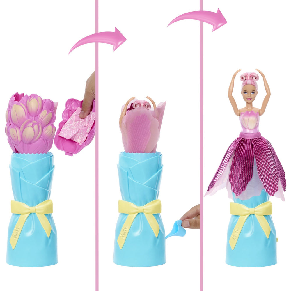 Køb Barbie® Flower Reveal Lyserød Tulipan