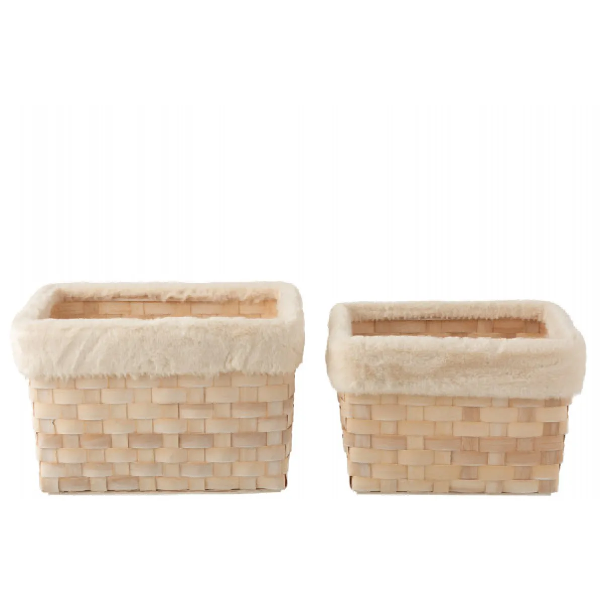 Dansmamaison Panier Rectangulaire - Lot de 2
