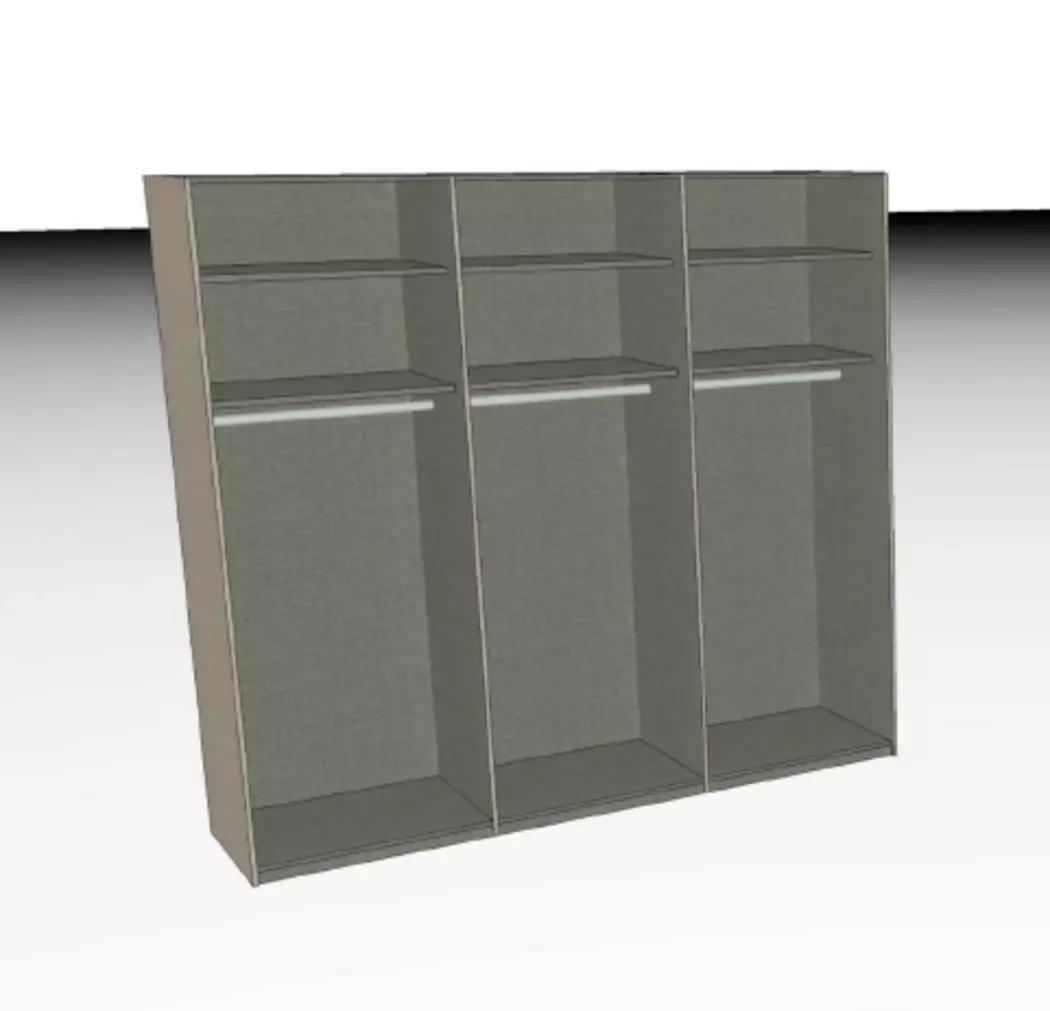 Schwebetürenschrank Savena 240 x 223 cm