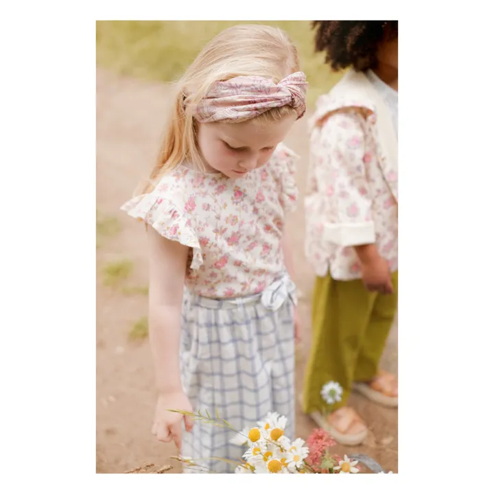 Louise Misha T-shirt Hernance Volants | Rose