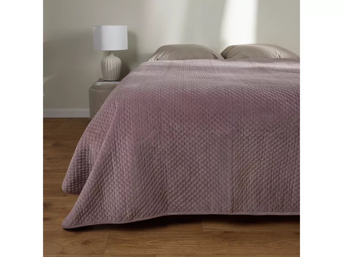 Jeté de lit Plums Rose Pâle Polyester 200x220