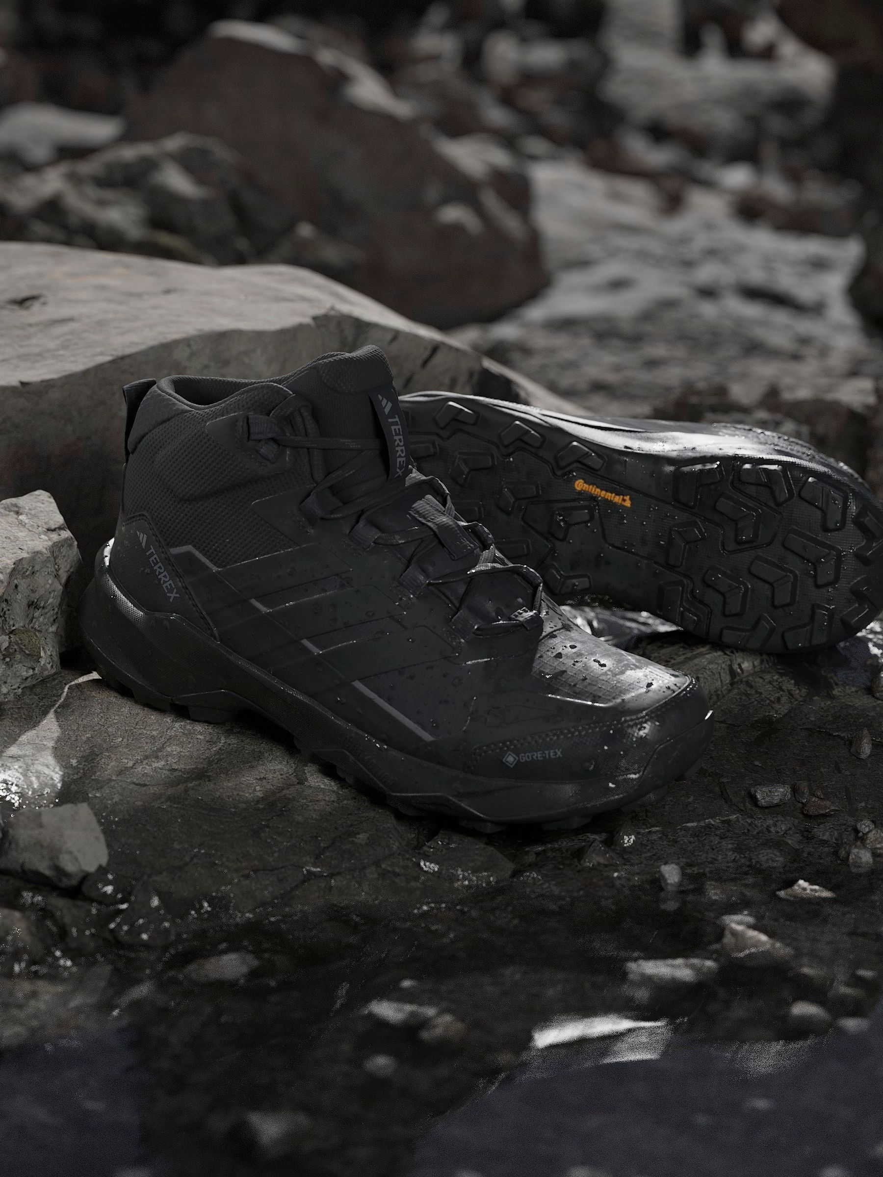 Zwart - adidas Terrex Skychaser AX5 Halfhoge GORE-TEX wandelschoenen