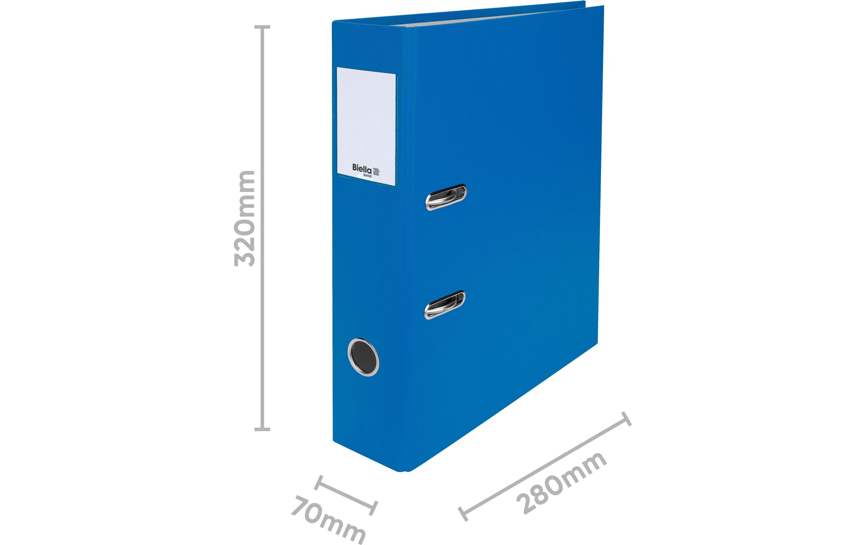 Ordner Plasticolor A4 7 cm, BlauOrdner mit Strong-Mechanik