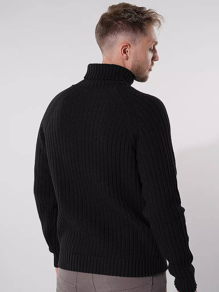 HUGO Rollkragenpullover SIGUR schwarz