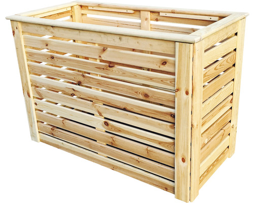 verhoogde tuinbak promadino Katrin incl. folie 118 x 57 x 80 cm naturel