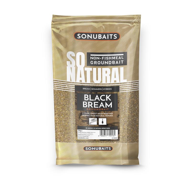 Amorce Sonubaits So Natural Groundbait Black Bream
