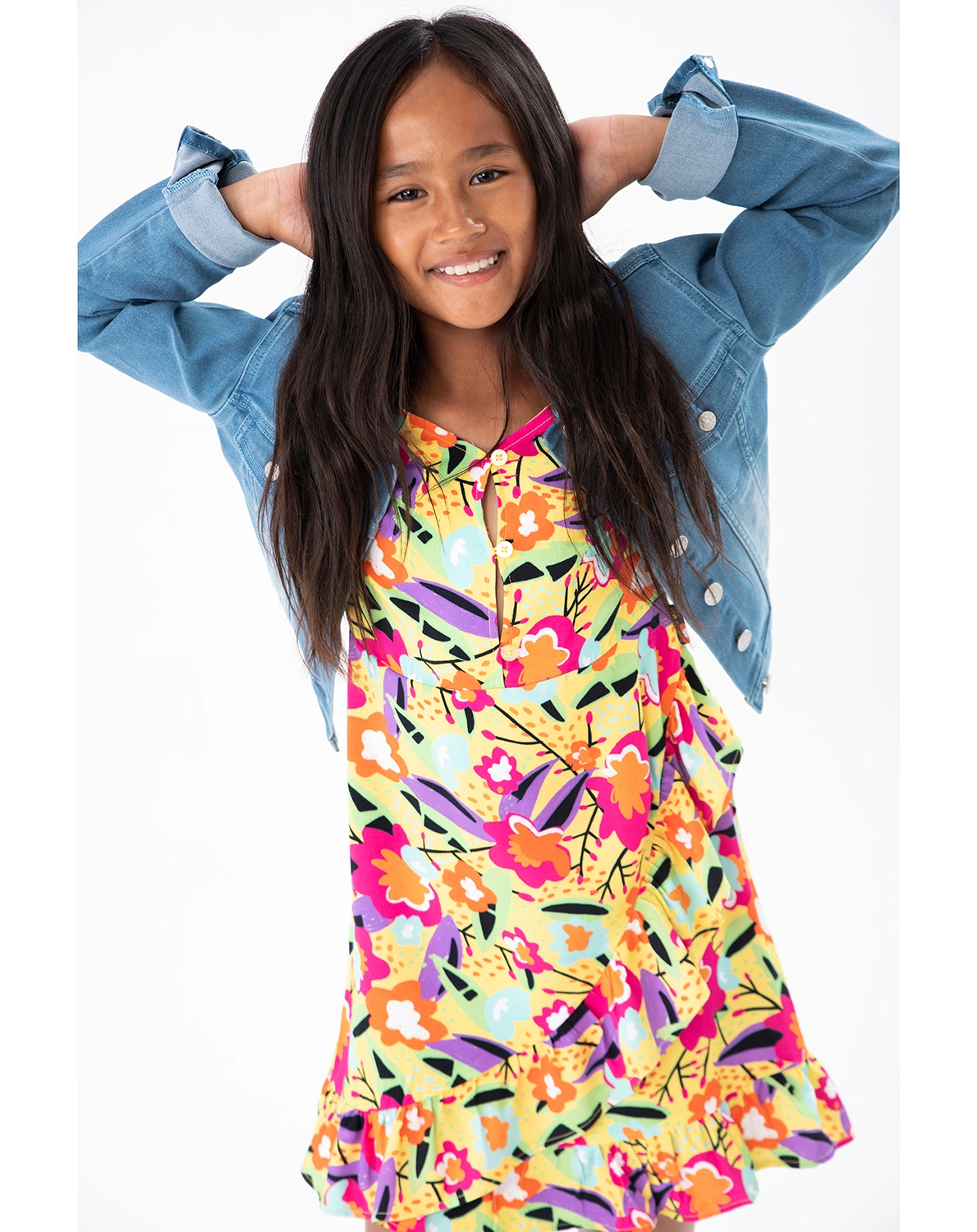 Kleid BLUMEN in bunt