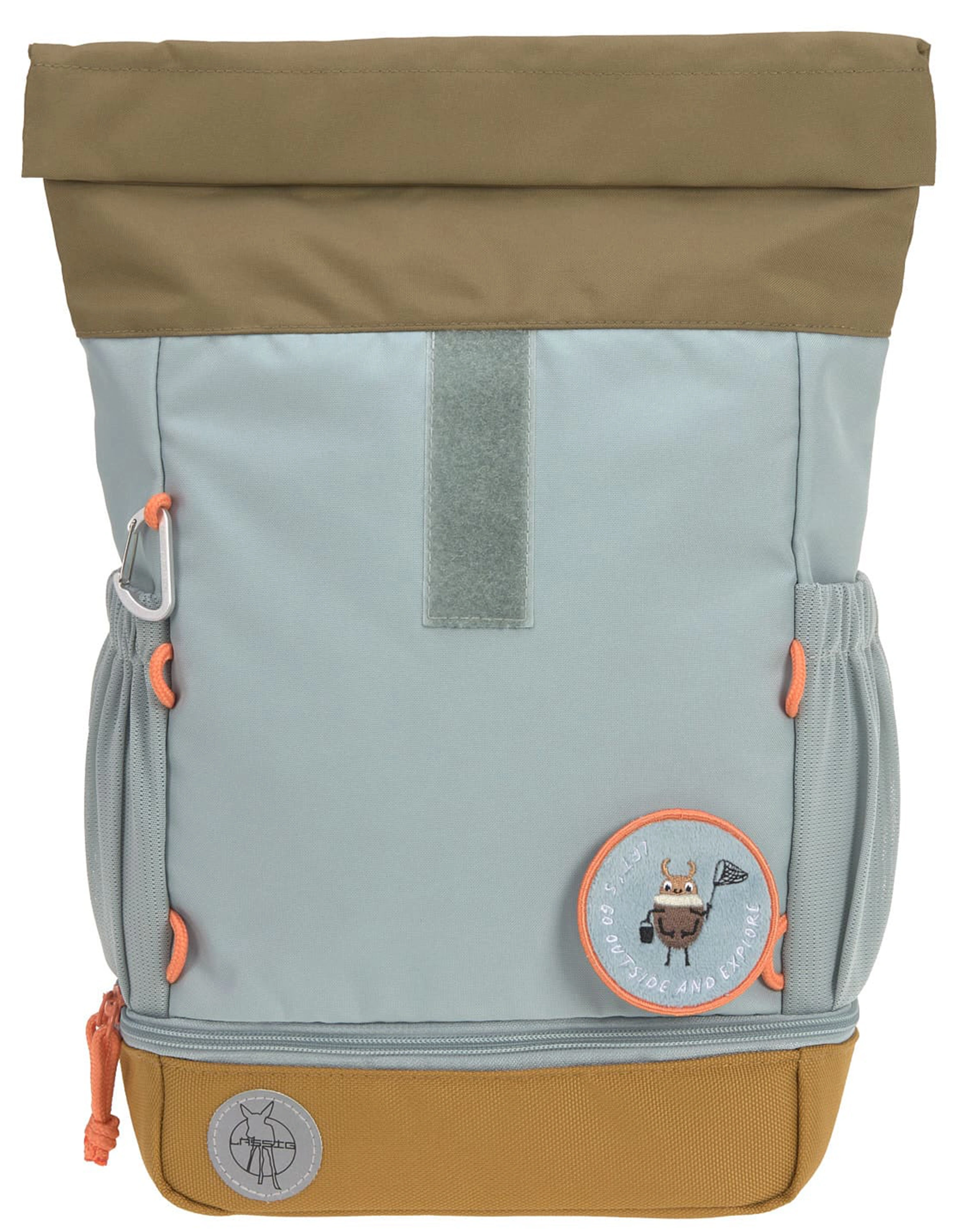 Rolltop-Rucksack NATURE (32,5x23x11) in light blue
