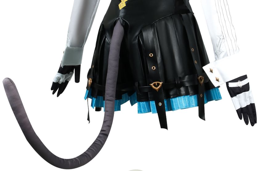 Bloomsoon - Genshin Impact Lynette Cosplaykostuum / Pruik / Hoed / Laarzen met dikke hak / Set