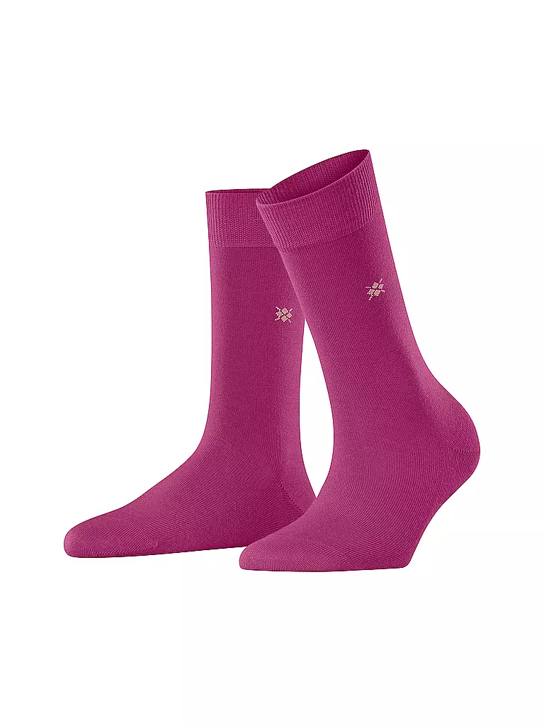 BURLINGTON Damen Socken BLOOMSBURY 36-41 berry pink