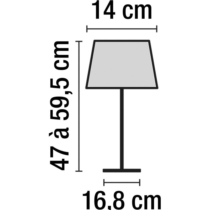 Lampe de bureau Led Studya - Aluminor - 7 W - E27 - Hauteur réglable