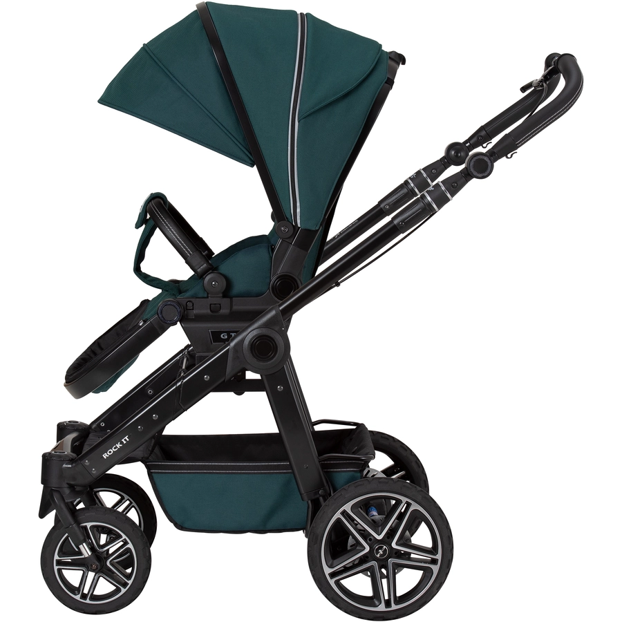 Hartan Kombikinderwagen ROCK IT GTR mit Handbremse Outdoor Leaf (801)