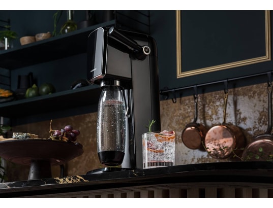 SODASTREAM - Machine à soda Art Noire + 2 bouteilles fuse lave-vaisselle
